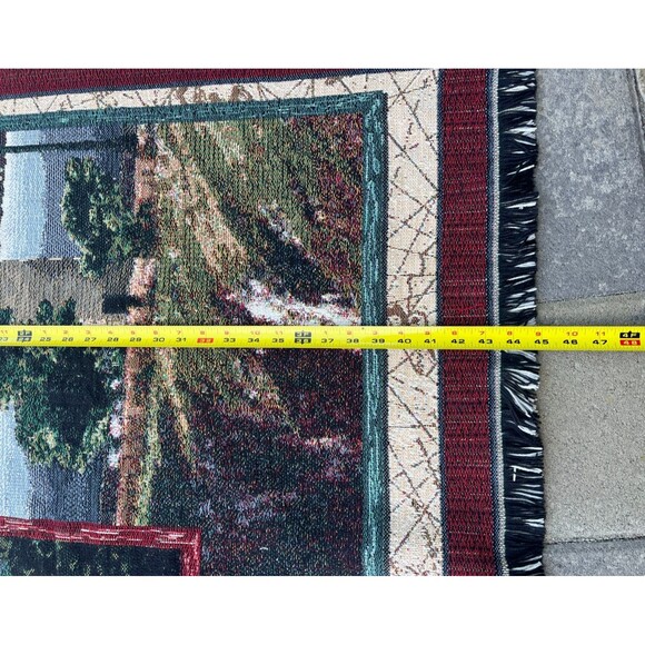 Goodwin Weavers Oregon Lighthouse Tapestry 64x45 Blanket House Cottage Florance - Picture 7 of 16